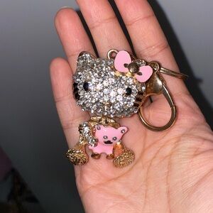 Hello kitty bag keychain
